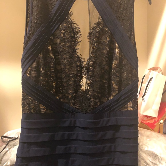 Xscape dresses color navy blue size 6 - Picture 4 of 6